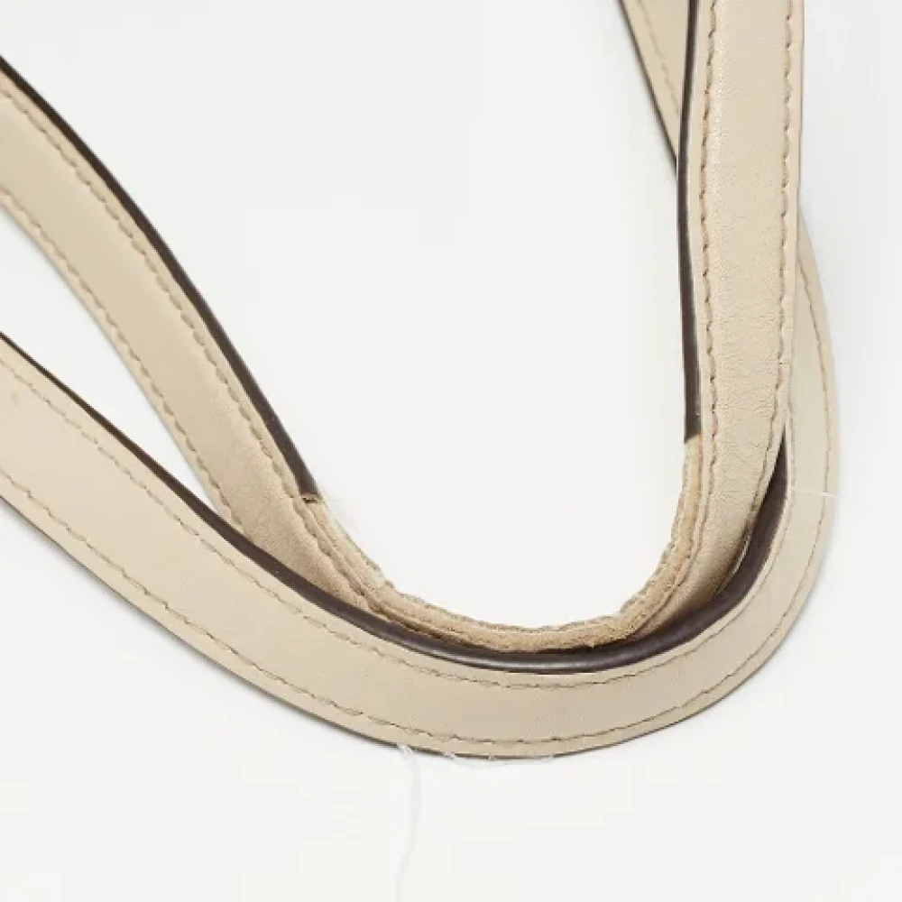 Michael Kors Pre-owned Leather totes Beige Dames