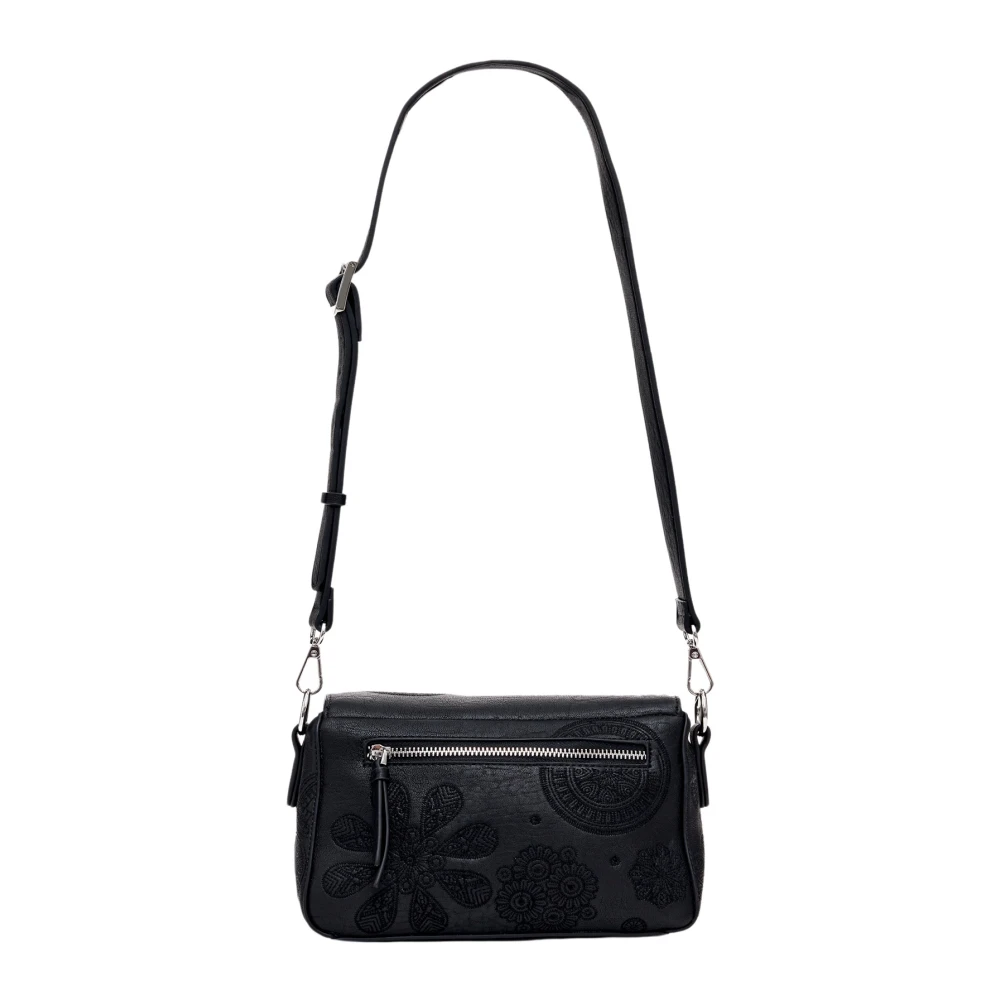 Desigual Elegante Schoudertas met Uniek Design Black Dames