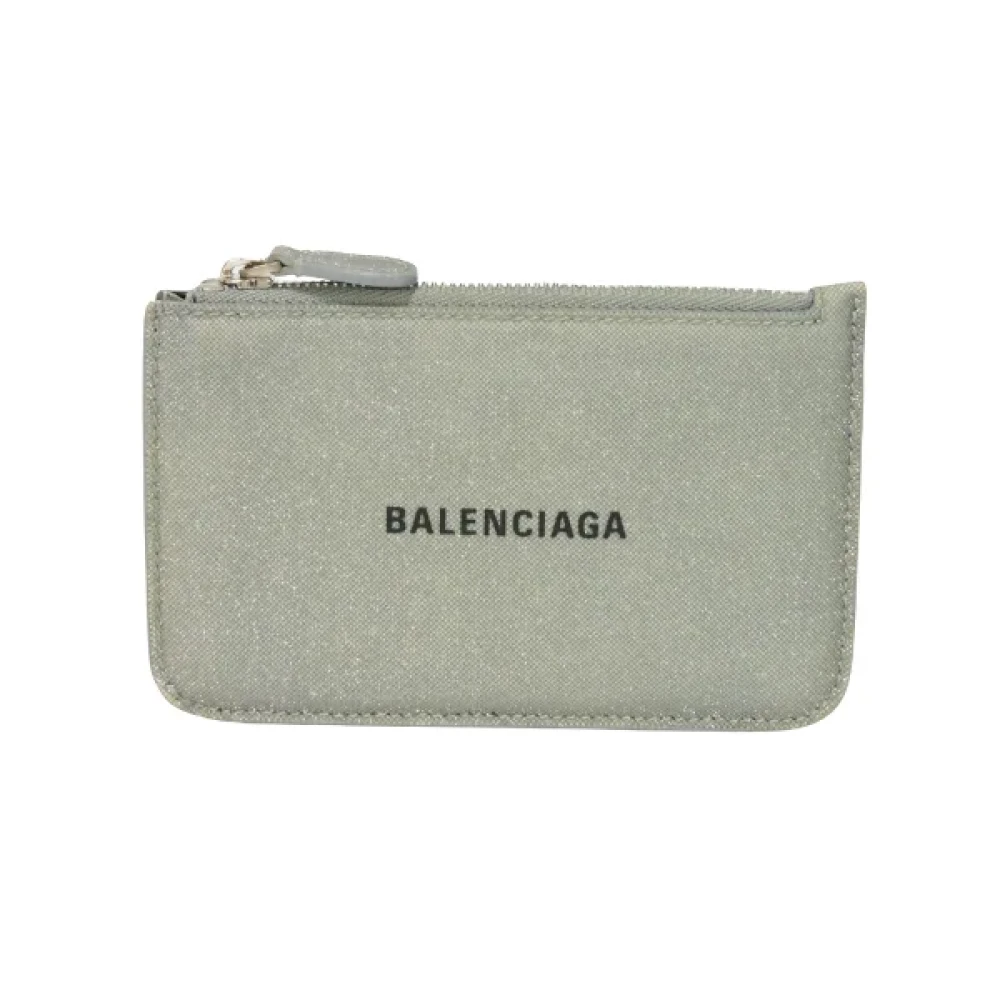 Balenciaga Vintage Pre-owned Leather wallets Gray Heren