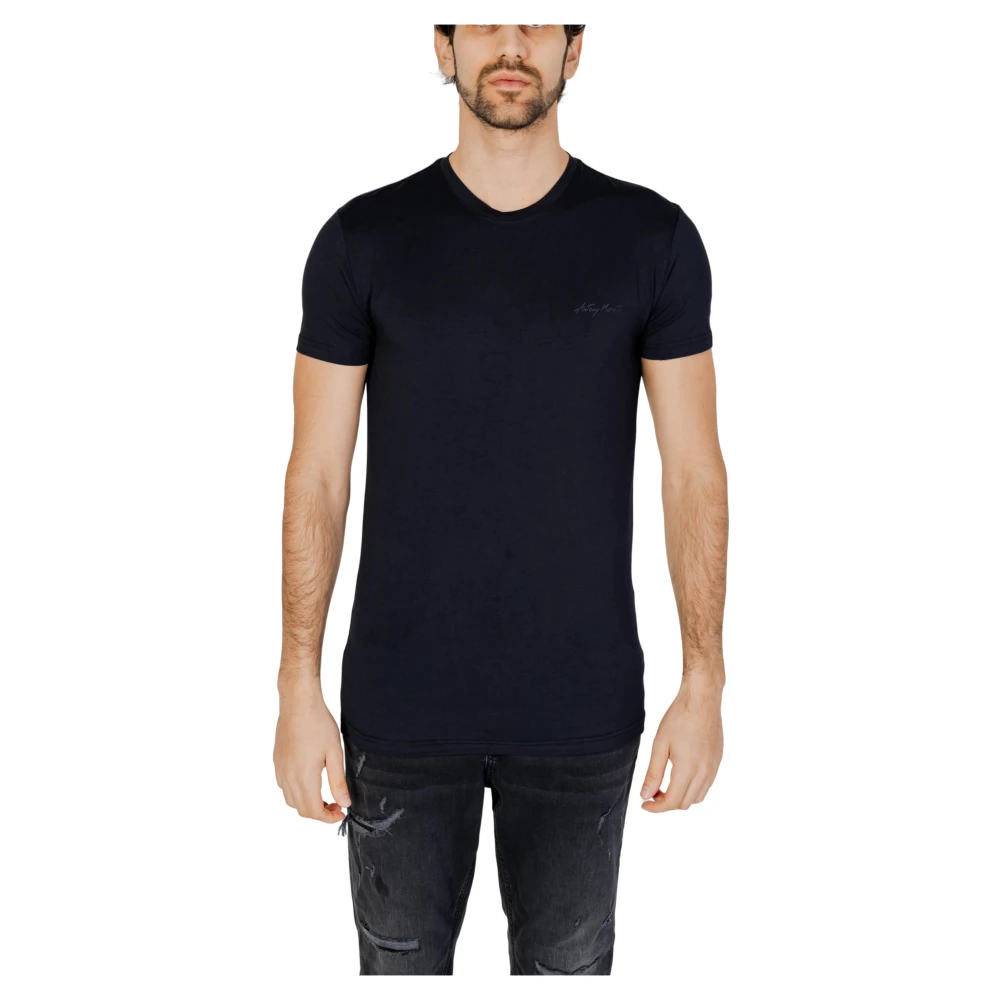 Antony Morato Heren T-shirt Lente Zomer Collectie Blue Heren