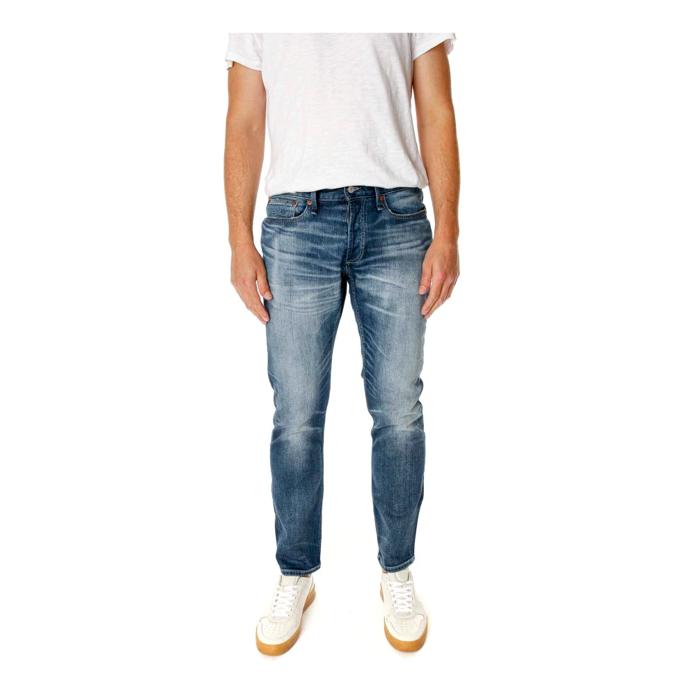 Denham Men's Blue Classic Low Waist Straight Fit Jeans - Slim Fit Jeans - W29 L32 - Jeans