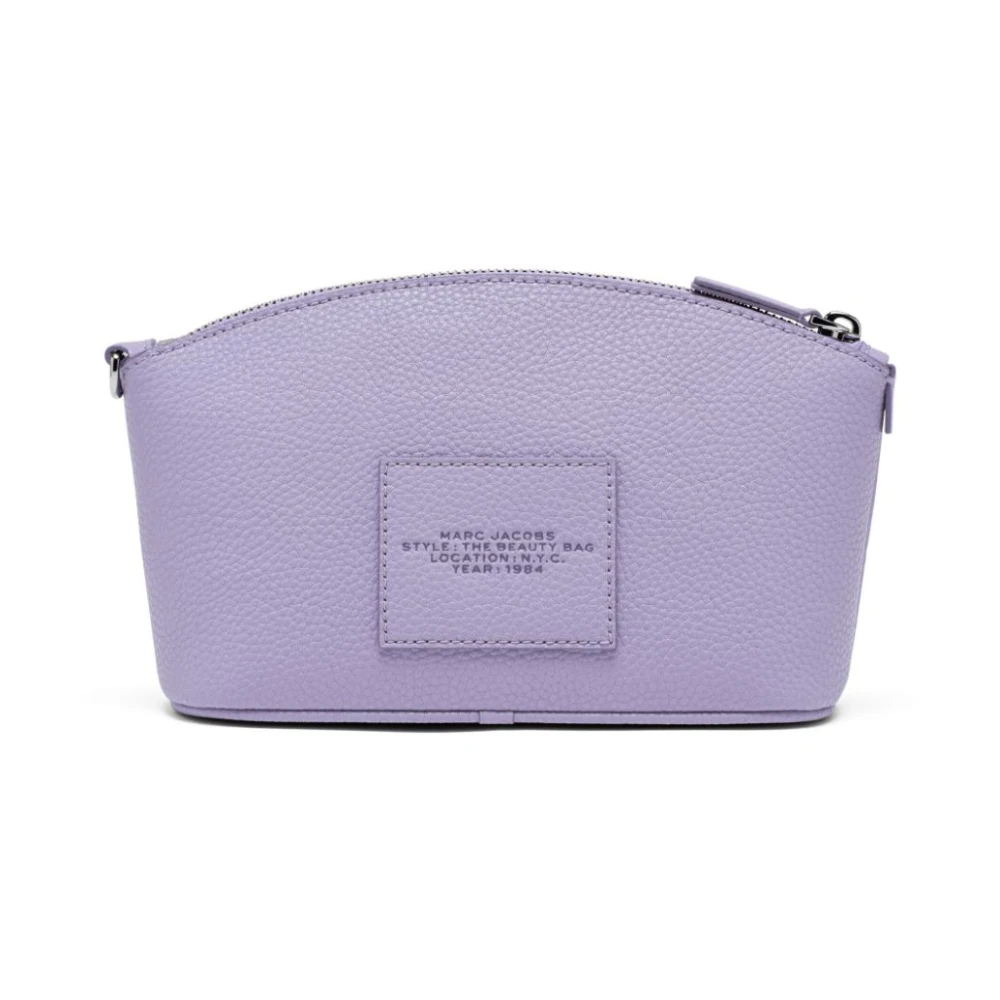 Marc Jacobs Lila Leren Baeury Tas Clutch Purple Dames