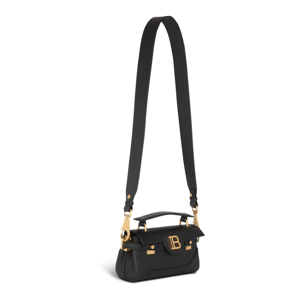 Balmain B-Buzz 19 leren tas Black Dames