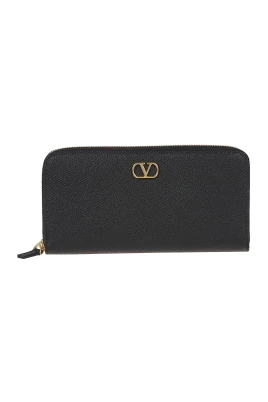 Vlogo Signature Zippered Wallet