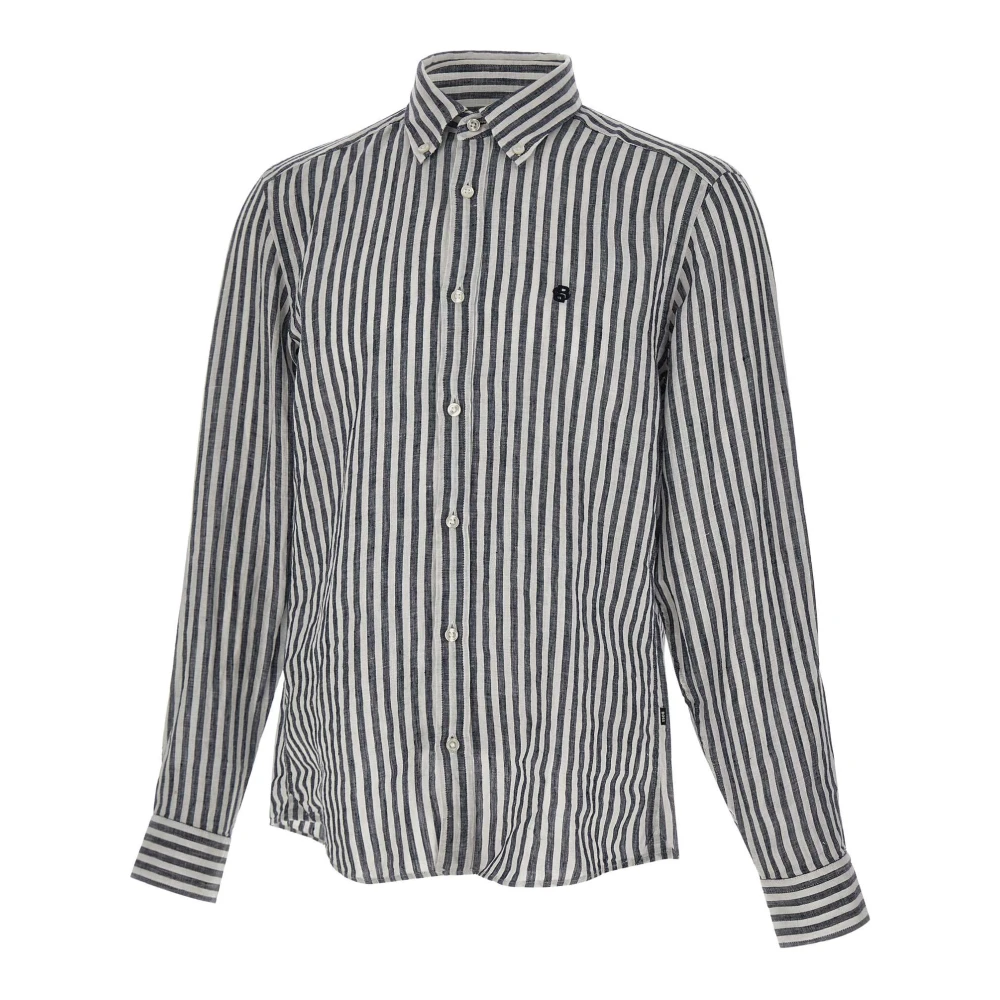 Hugo Men's Blue Casual Shirts, S, H-Liam Shirt