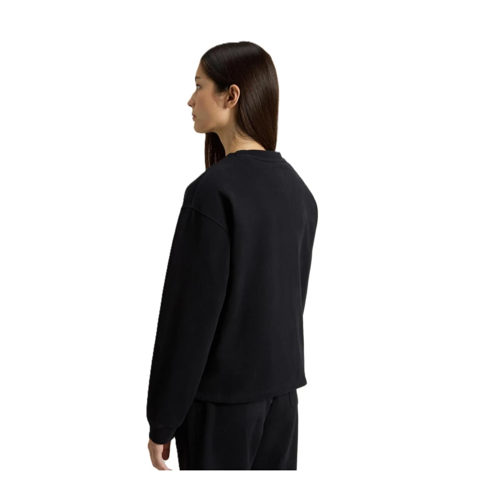Woolrich Stijlvolle Sweatshirts en Hoodies Black Dames