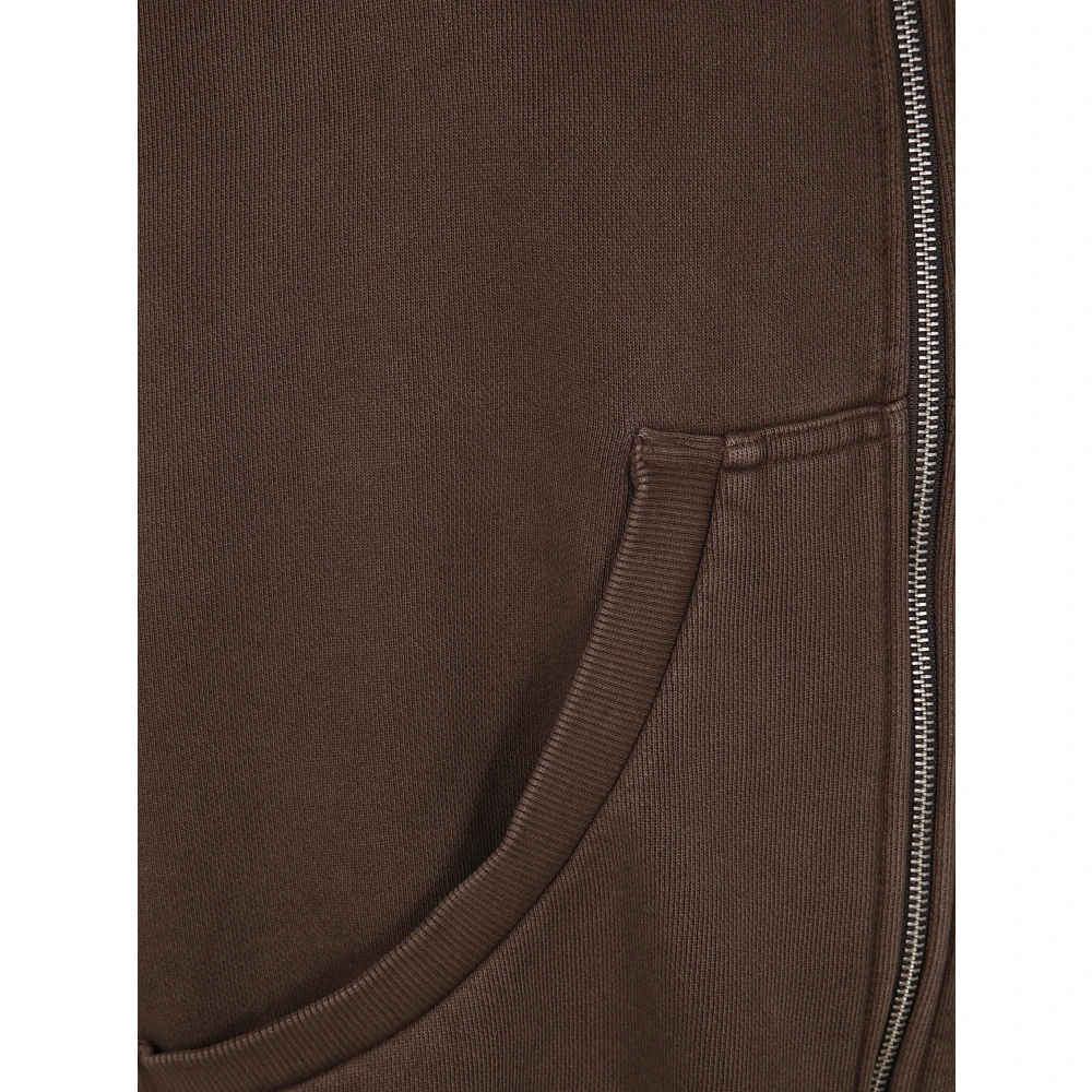 Entire Studios Stijlvolle Full Zip Jas Brown Dames