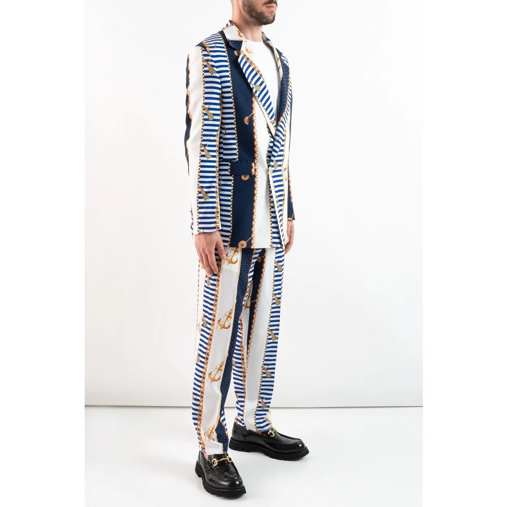 Corsinelabedoli Enea Double-Breasted Jas Multicolor Heren