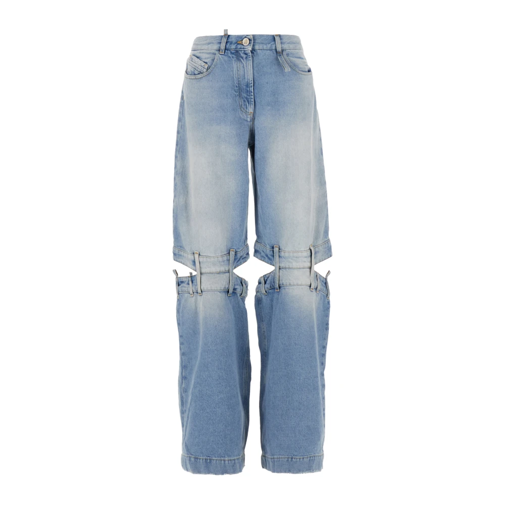 The Attico Klassieke Denim Jeans voor dagelijks gebruik Blue Dames