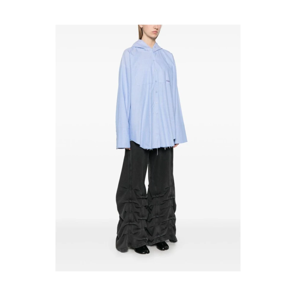 Avavav Blauw Katoenen Hoodie Shirt Blue Dames