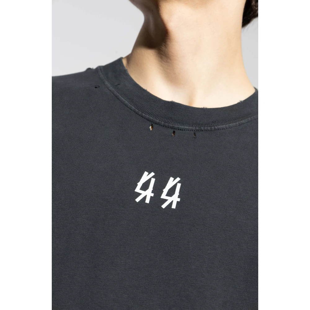 44 Label Group Logo T-shirt Black Heren