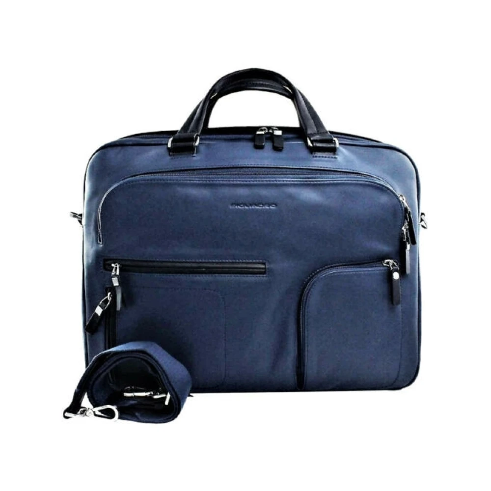 Piquadro Men's Blue Unisex Laptop Bag Spock Style