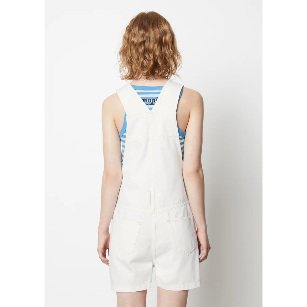 Marc O'Polo Jeans dungarees relaxed White Dames