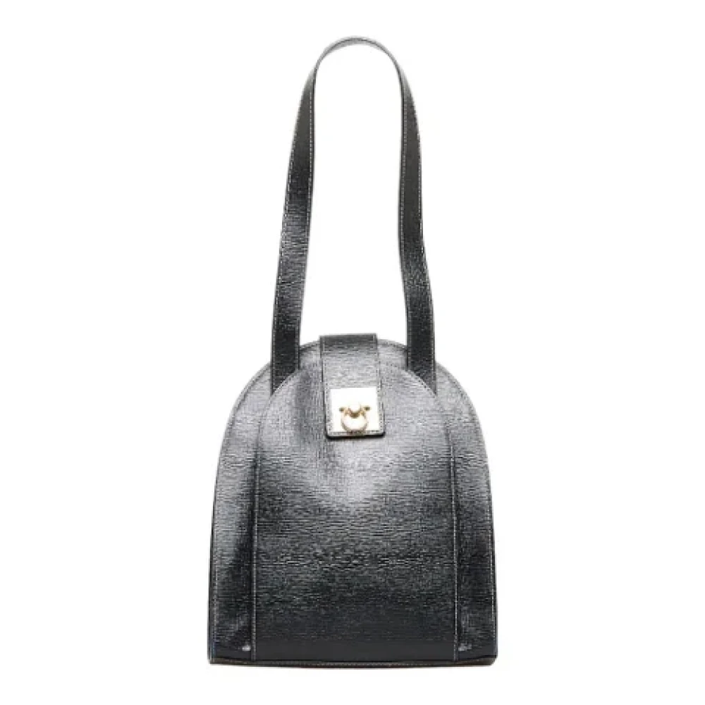 Celine Vintage Pre-owned Leather celine-bags Black Dames