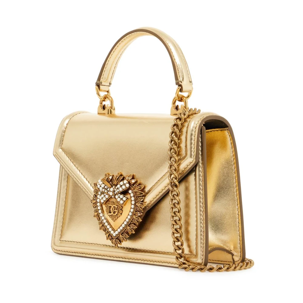 Dolce & Gabbana Mini tas met Heilig Hart Yellow Dames