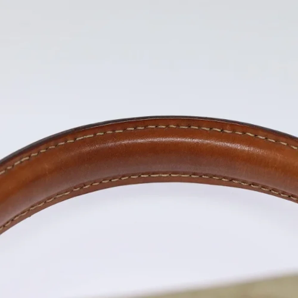 Celine Vintage Pre-owned Canvas handbags Beige Dames