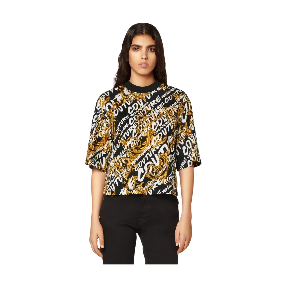 Versace Jeans Couture Korte Mouw T-shirt Multicolor Dames