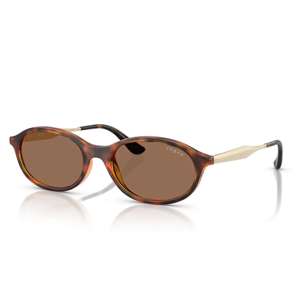 Vogue Eyewear Women's Brown Vo5625s W65673 Woman Sunglasses Nylon Round Normal - Image 4