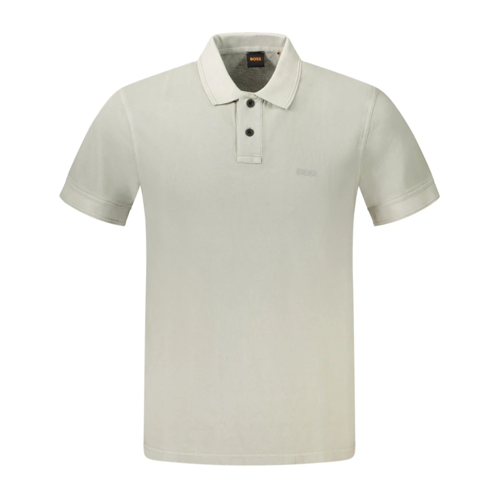 Hugo Boss Kortärmad Polo Tröja Grå Logo Gray, Herr