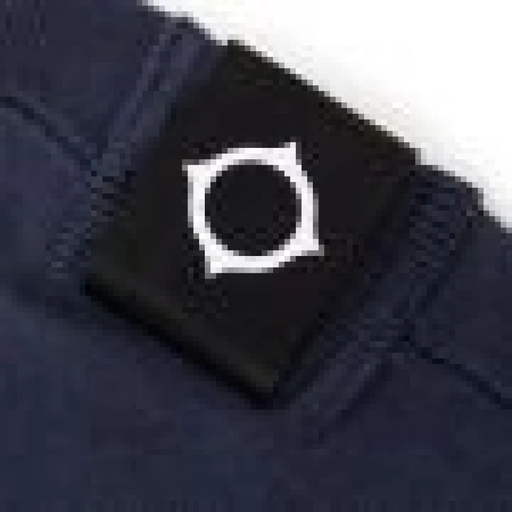 Ma.strum Crew Neck Gebreid in Ink Navy Blue Heren