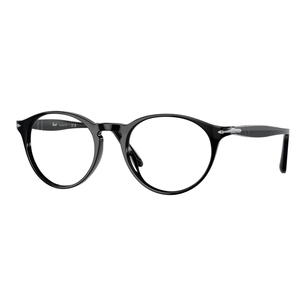 Persol Men's Black Glasses, 50 Mm, Stylish Eyeglasses In Color