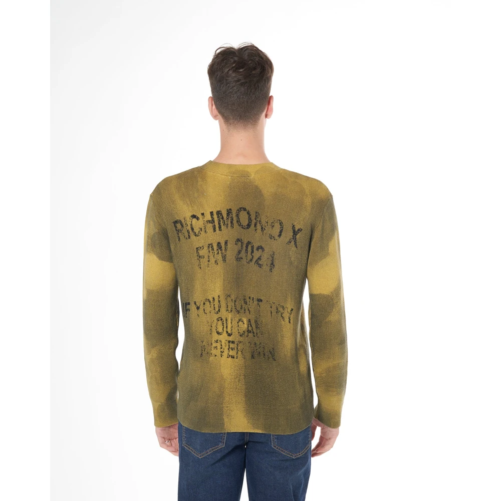 John Richmond Shirt met vervaagde wassing Multicolor Heren