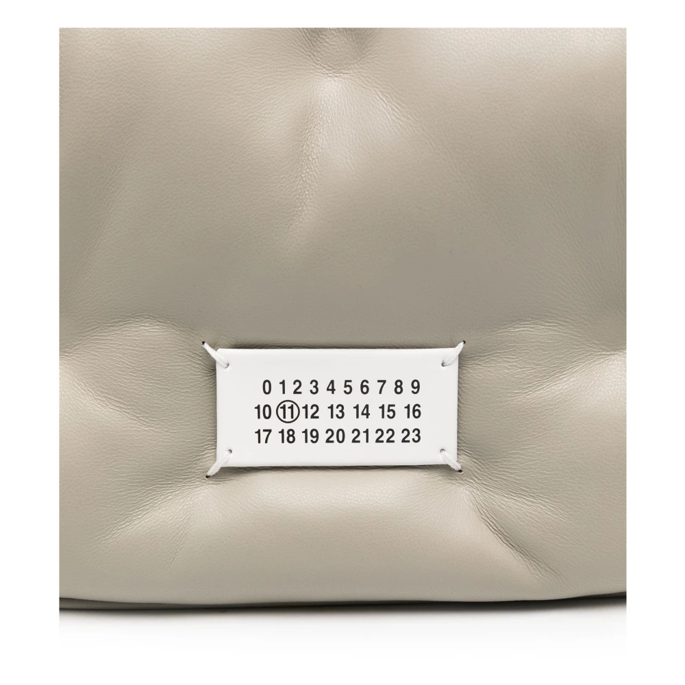 Maison Margiela Stijlvolle Flap Tas voor Modeliefhebbers Beige Dames