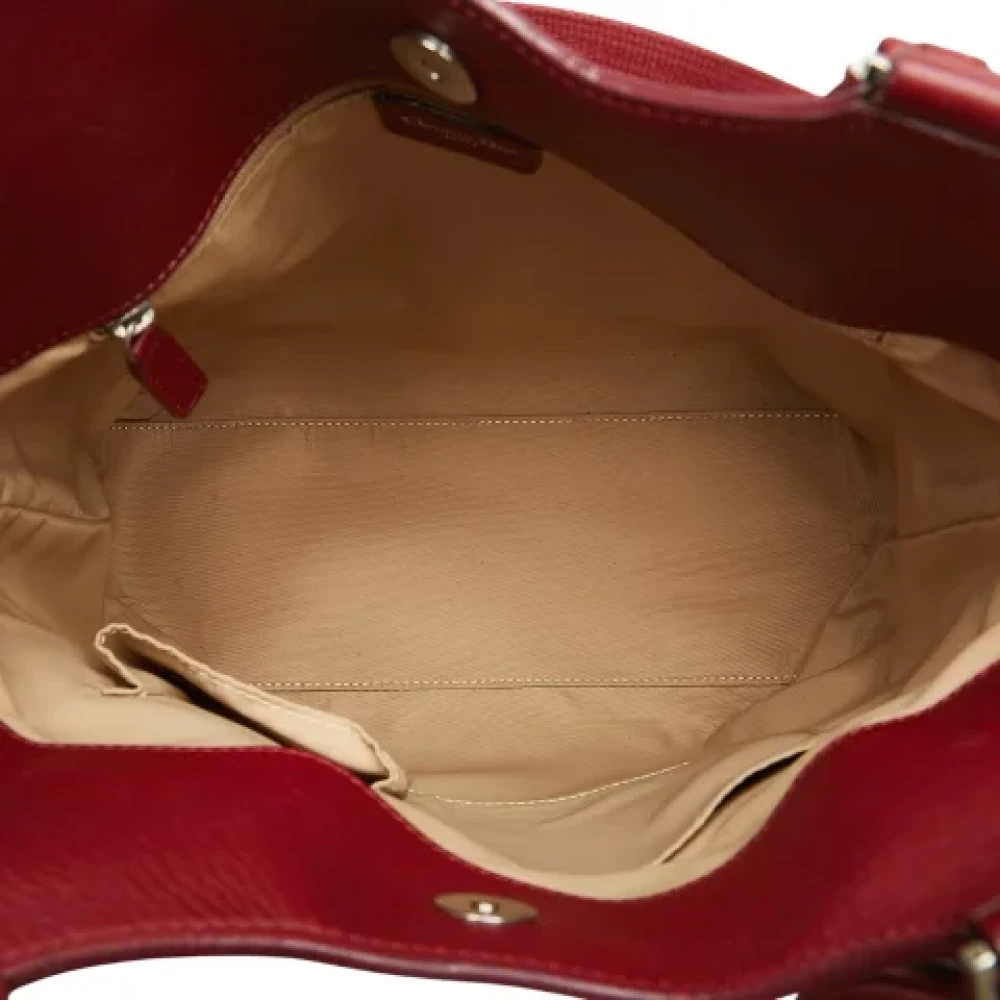 Dior Vintage Pre-owned Canvas totes Beige Dames