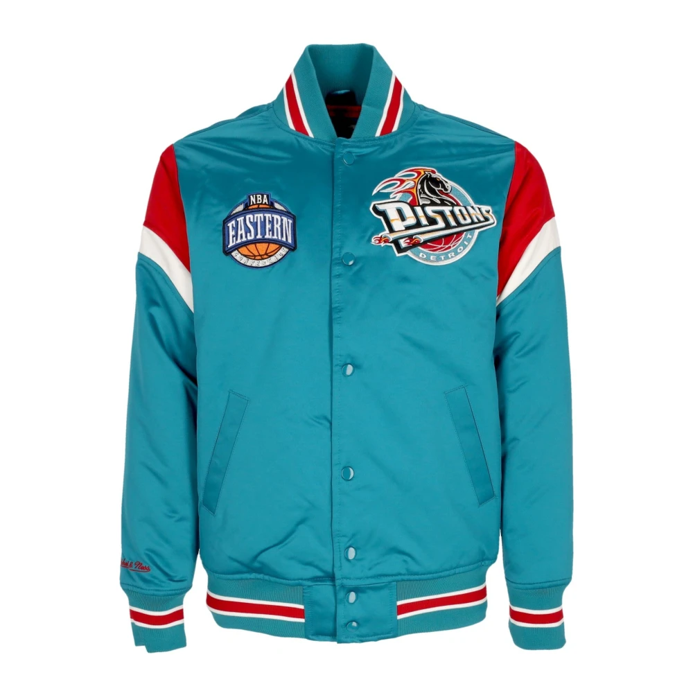Mitchell & Ness NBA Bomberjack Detroit Pistons Viering Green Heren