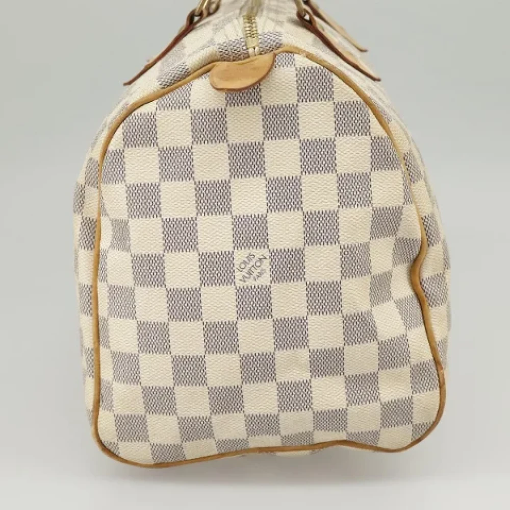 Louis Vuitton Vintage Pre-owned Canvas handbags White Dames