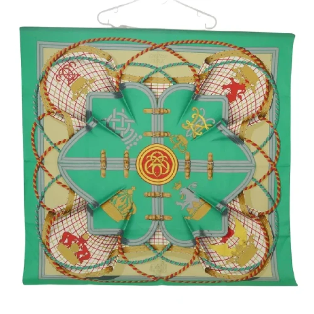 Pre-owned > Pre-owned Accessories > Pre-owned Scarves - - Hermès Vintage - Modalova