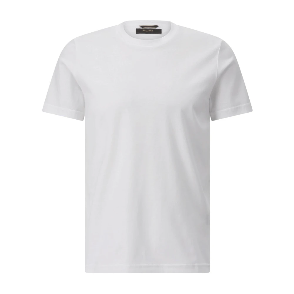 Moorer - Tops > T-Shirts - White - Moorer - Modalova