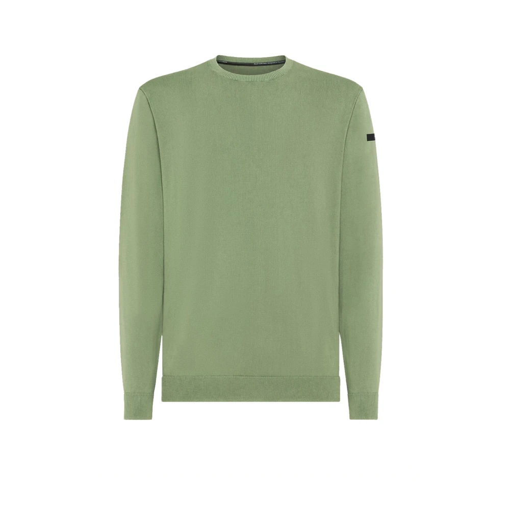 Rrd Green Round-Neck Pullover - Male - Round-Neck Knitwear - L - Knitwear