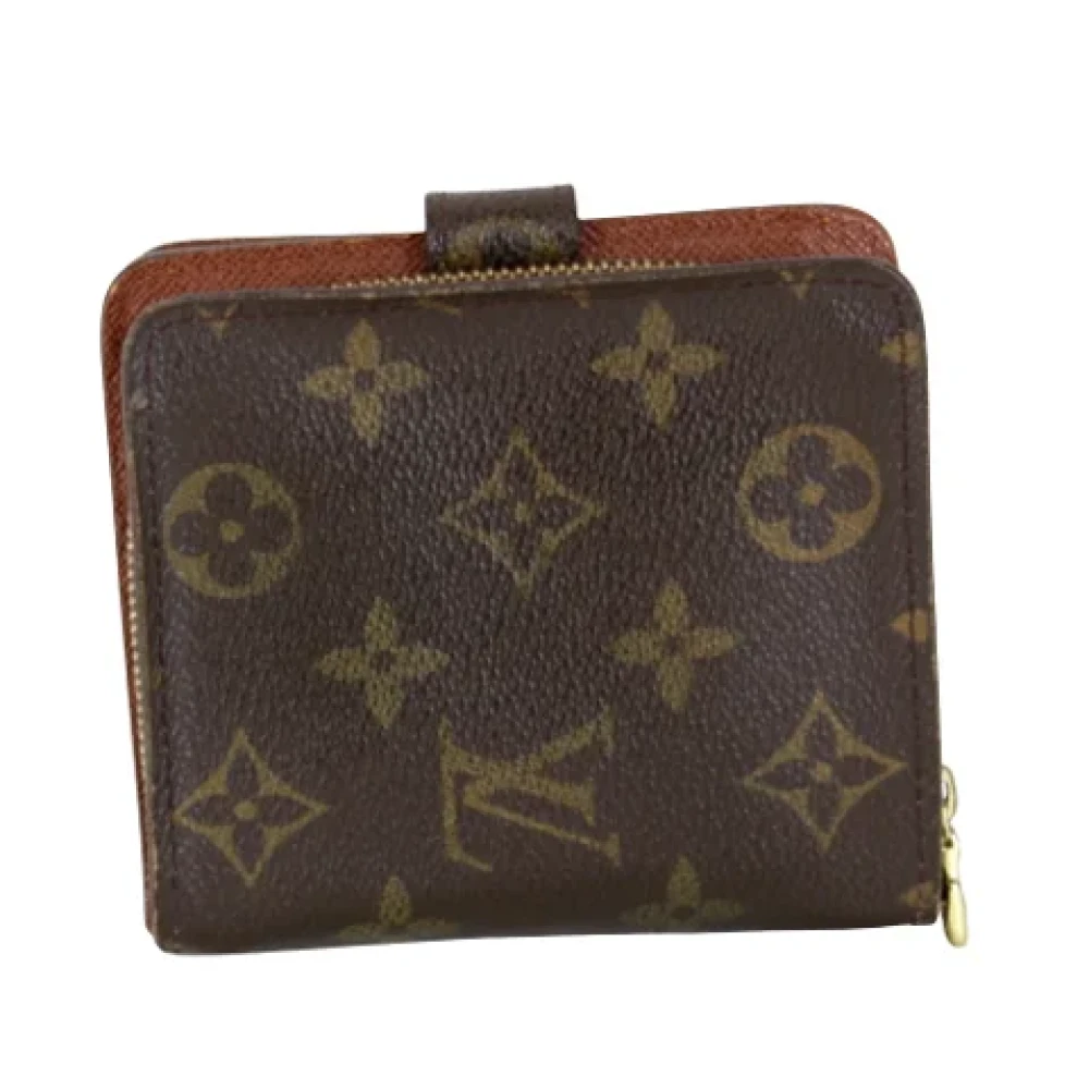 Louis Vuitton Vintage Pre-owned Canvas wallets Brown Dames