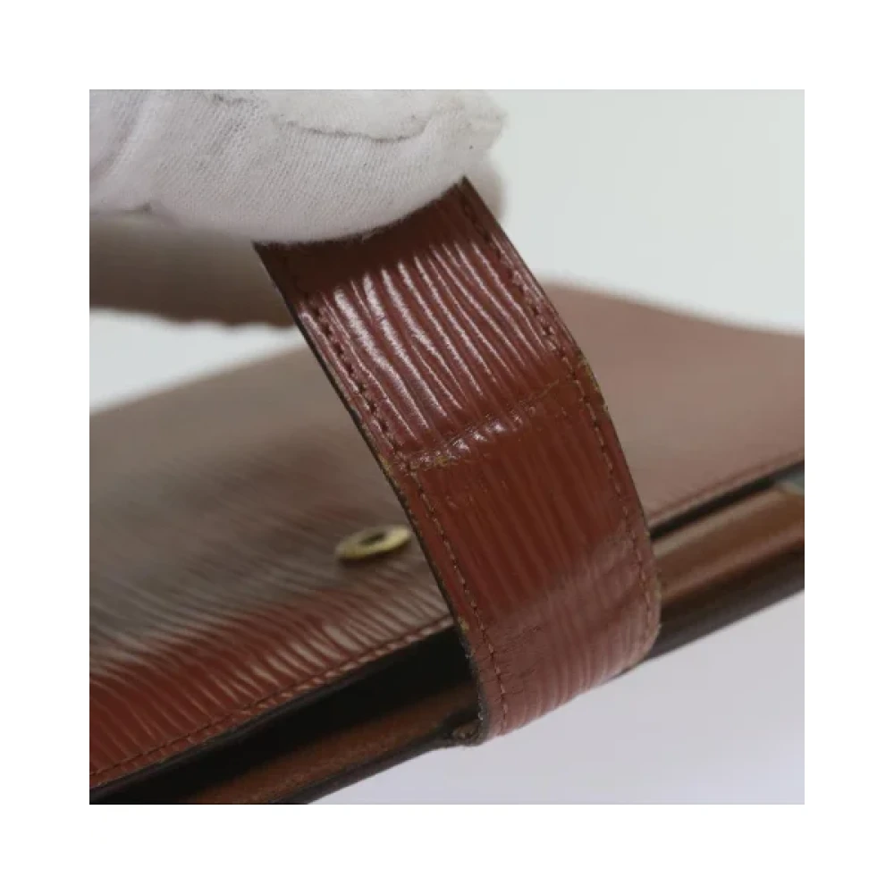 Louis Vuitton Vintage Pre-owned Leather home-office Brown Dames