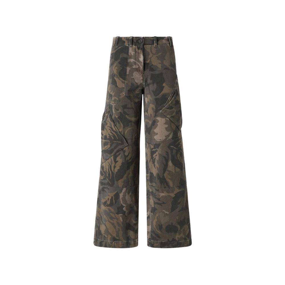 Pinko - Wide Trousers - Trousers - Mujer - Multicolor - Xs