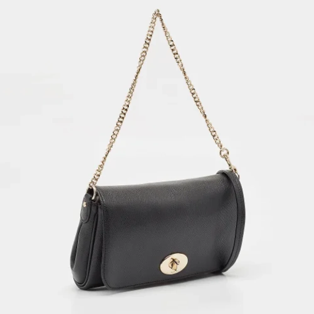 Coach Pre-owned Leather shoulder-bags Black Dames