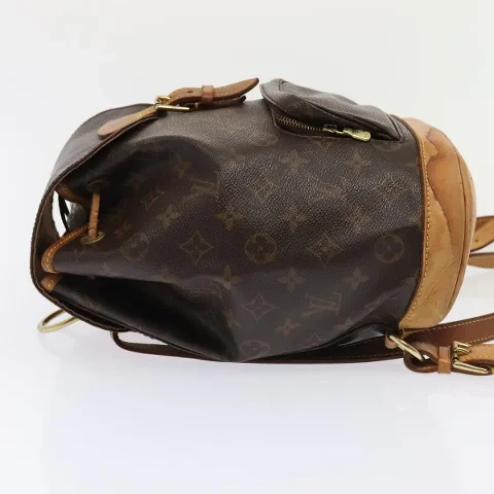 Louis Vuitton Vintage Pre-owned Canvas backpacks Brown Dames