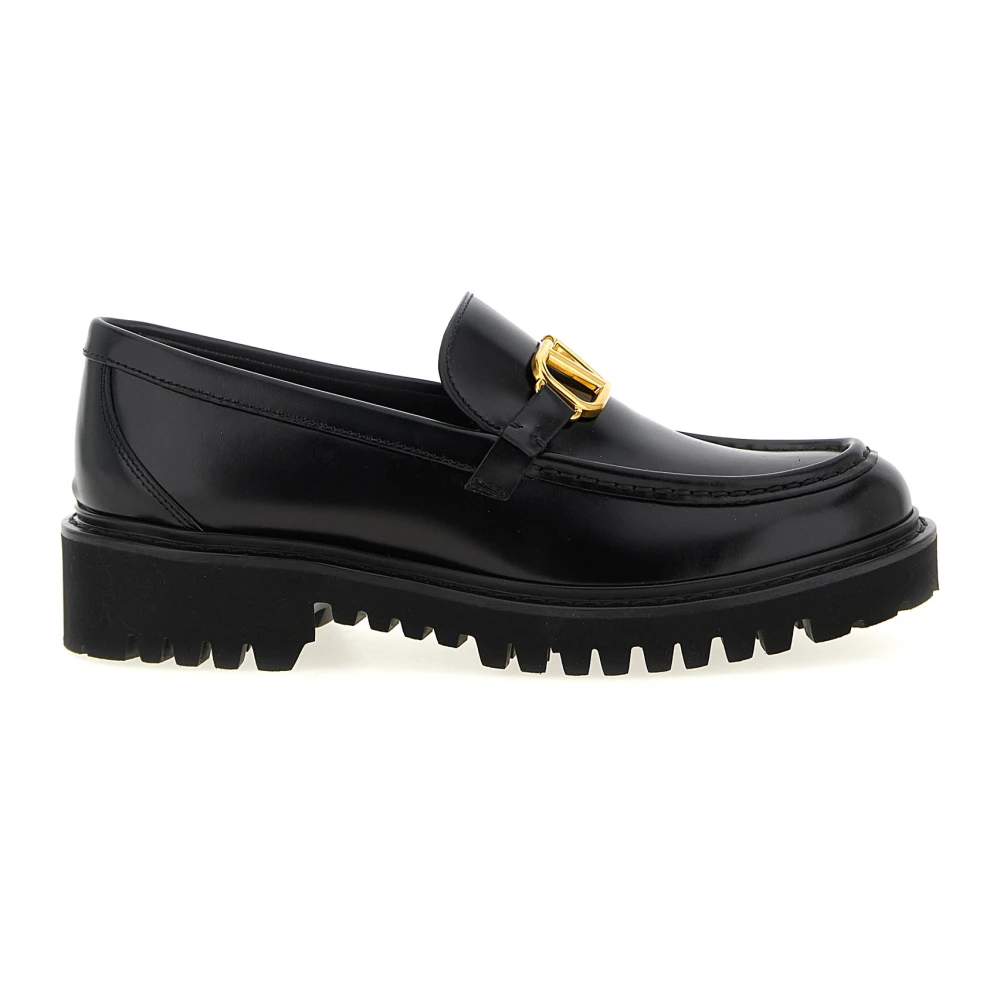 Valentino Garavani Women's Black Vlogo Signature Loafers