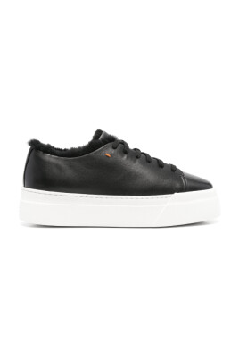 svarta-shearling-flatform-sneakers