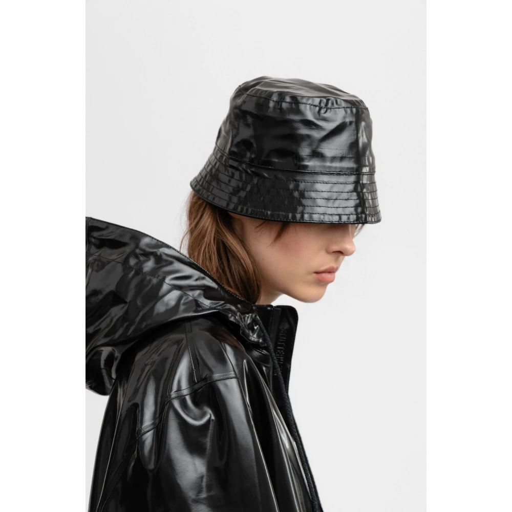 Stutterheim Opal Waterdichte Bucket Hoed Black Unisex