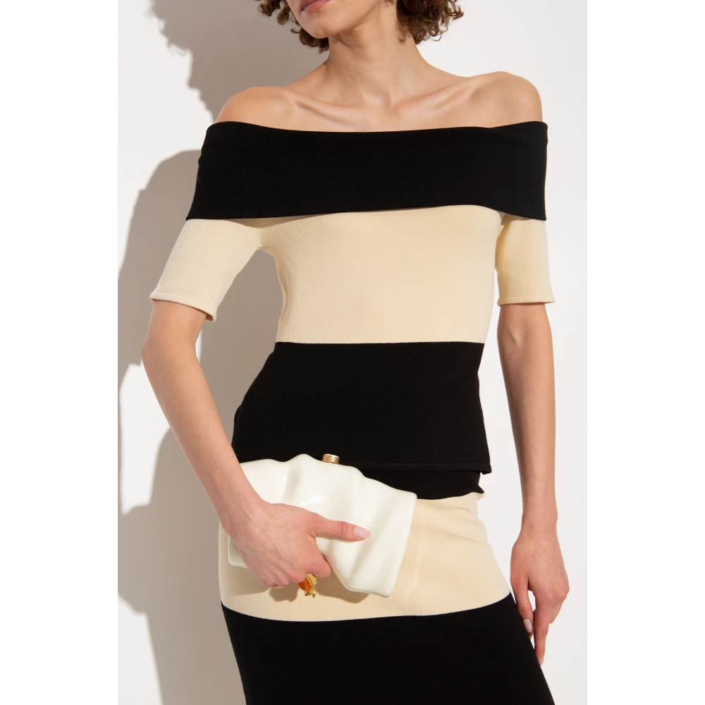 Cult Gaia Clutch Scrunch Beige Dames