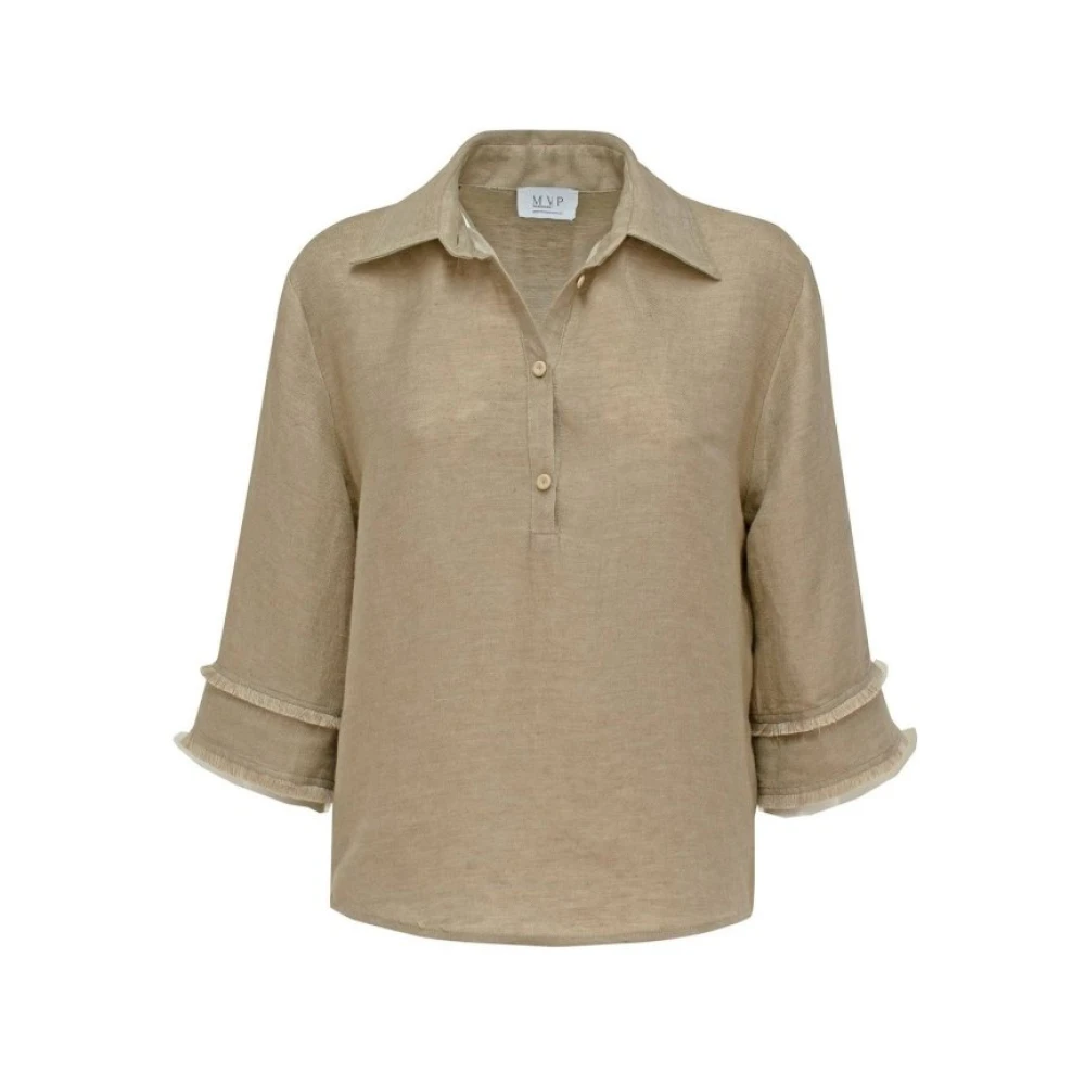 MVP wardrobe Antibes Blouse Beige Dames