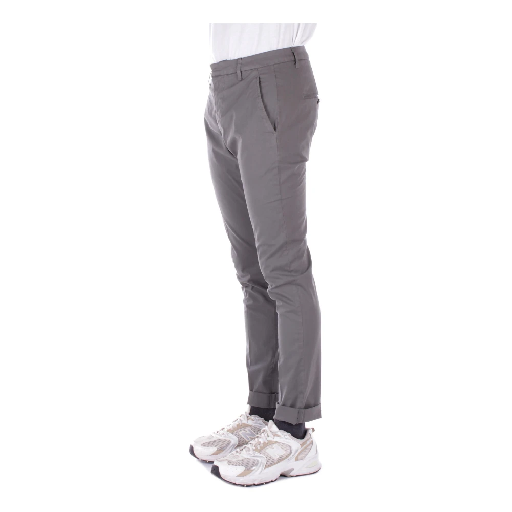 Dondup Slim Fit Duif Grijs Broek Gray Heren