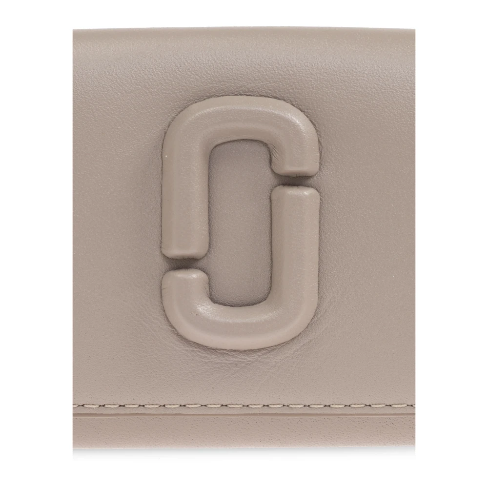 Marc Jacobs Portemonnee The Marc Mini Gray Dames