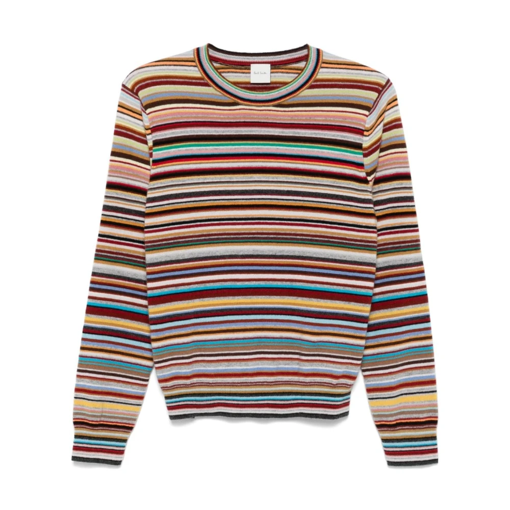 PS By Paul Smith Kasjmier Crewneck Sweater MultiColour Multicolor Dames