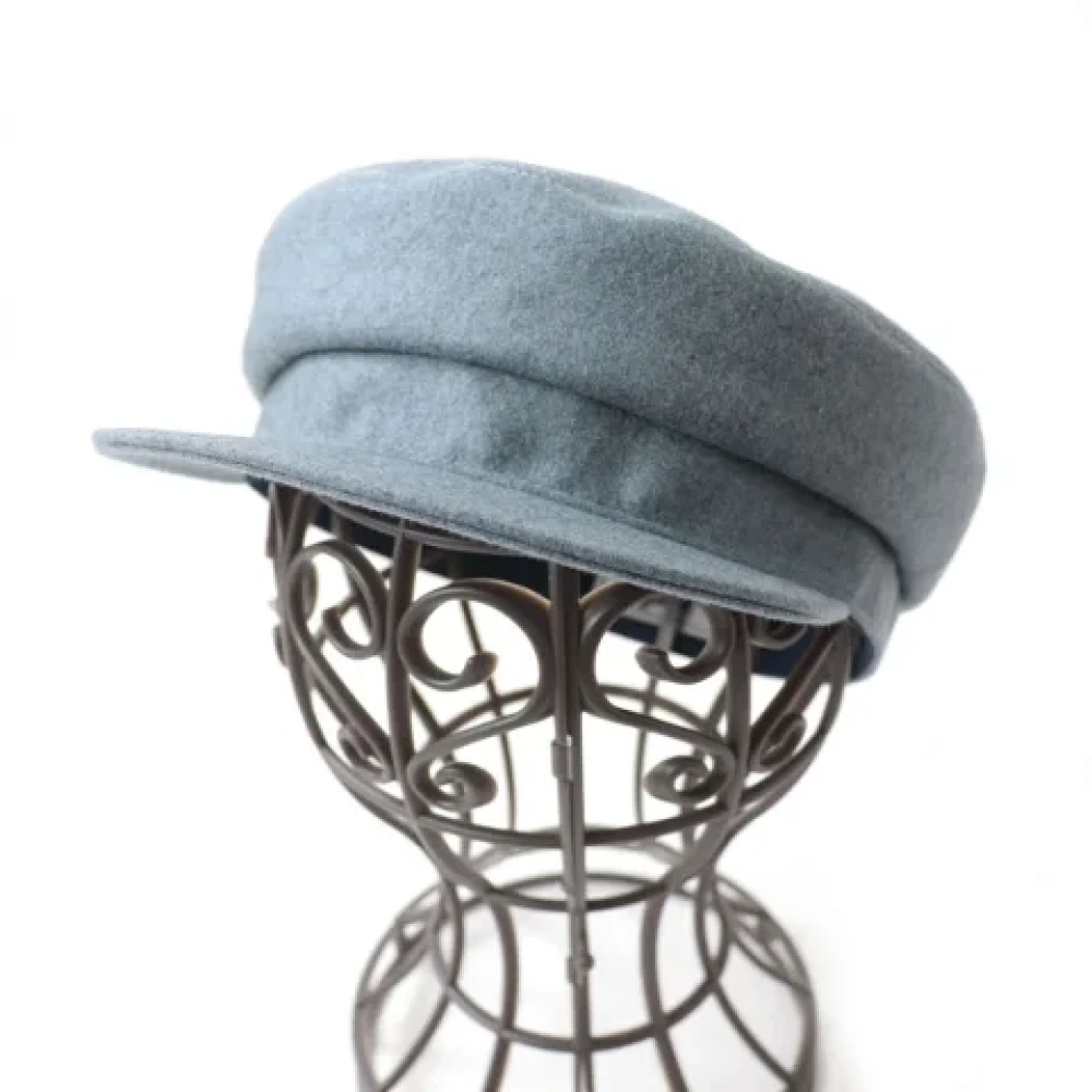 Hermès Vintage Pre-owned Fabric hats Gray Dames
