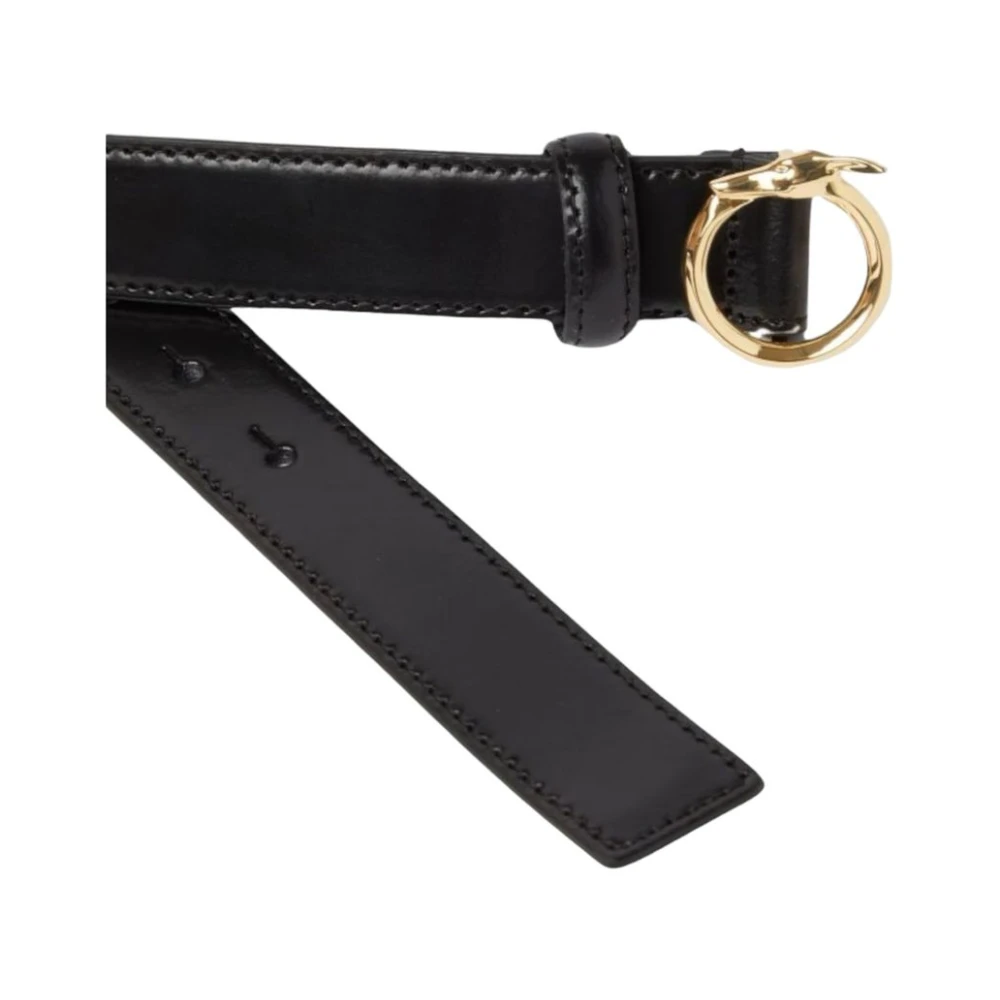 Trussardi Stijlvolle Leren Riem voor Mannen Black Dames