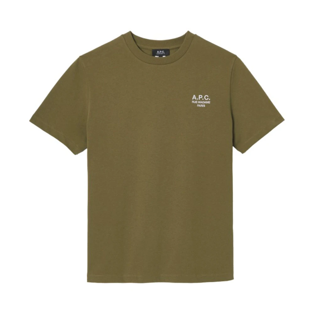 A.p.c. - Tops > T-Shirts - Green - A.p.c. - Modalova