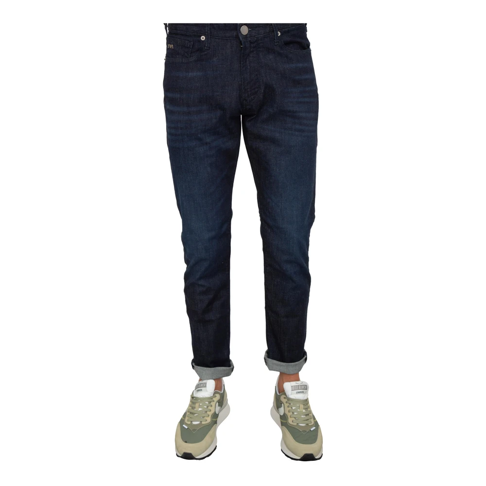 Emporio Armani Herren Blau 5 Pockets Pant